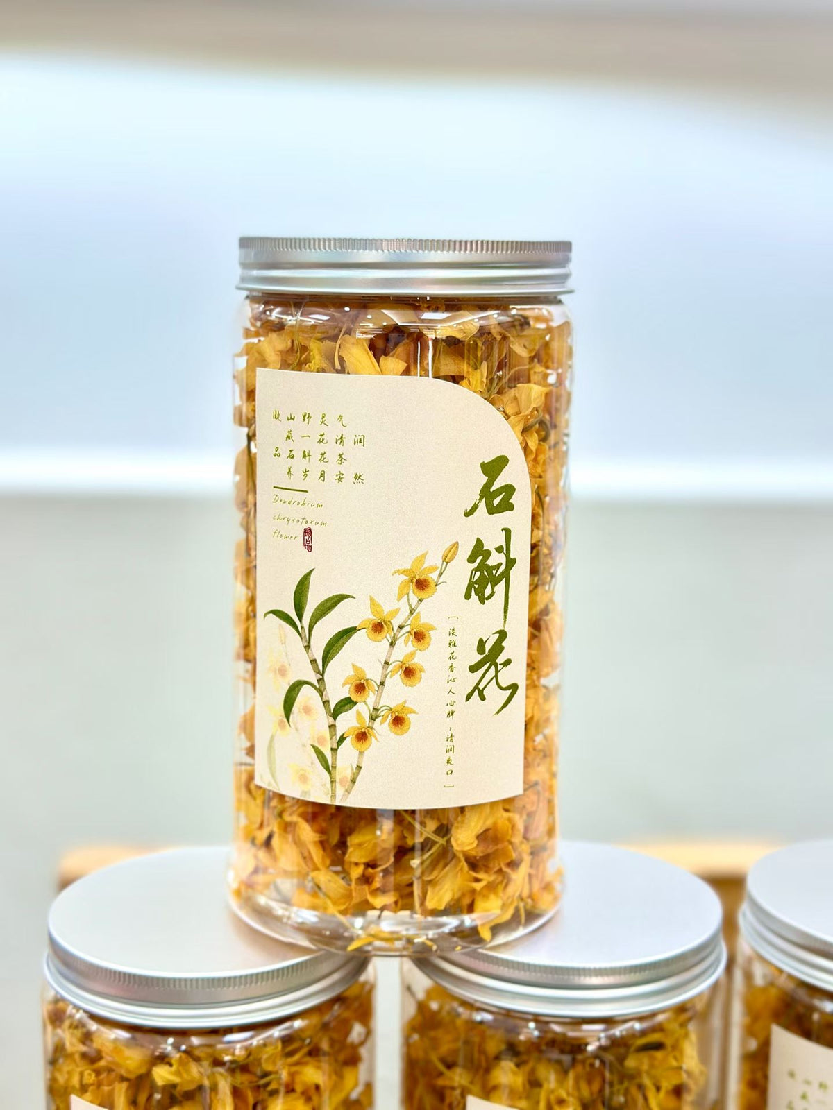 Drumstick Dendrobium Flower · Golden Orchid Herbal Tea