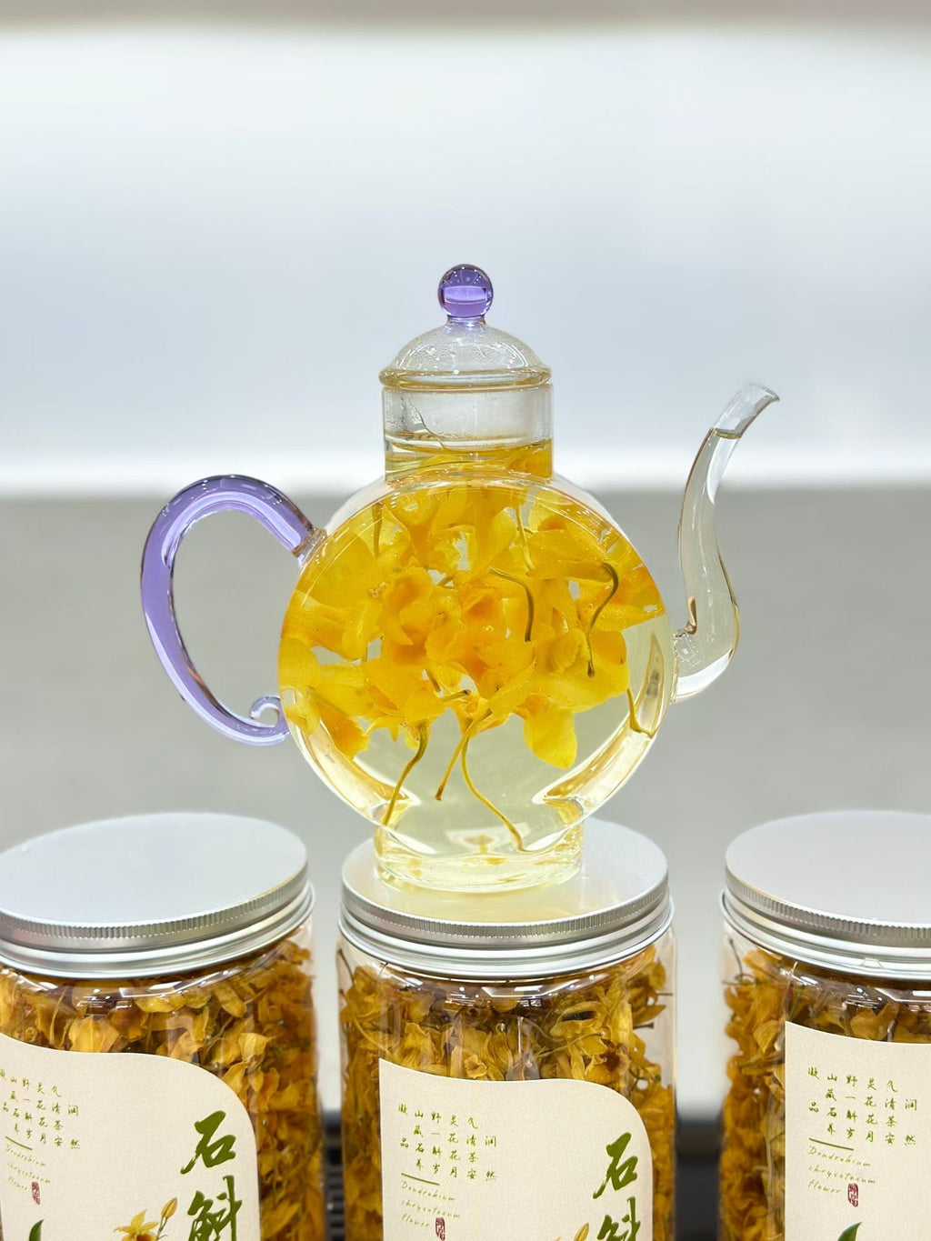 Drumstick Dendrobium Flower · Golden Orchid Herbal Tea