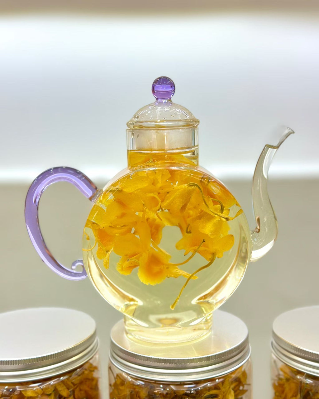 Drumstick Dendrobium Flower · Golden Orchid Herbal Tea