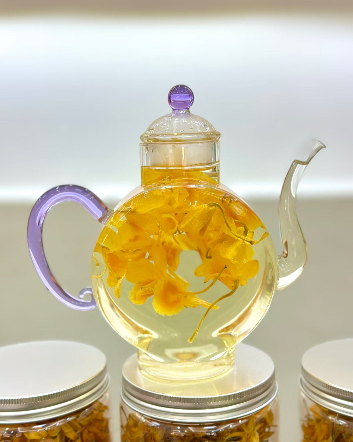 Drumstick Dendrobium Flower · Golden Orchid Herbal Tea