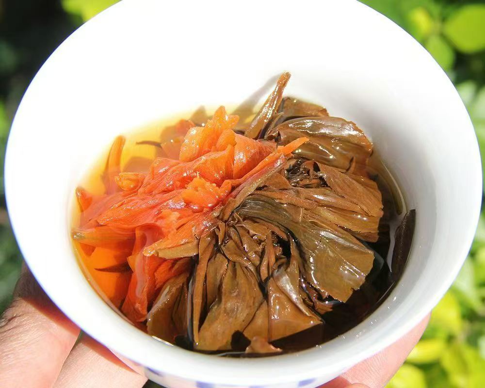 Lily pagoda blooming black tea. Handcrafted flower tea that opens in the cup. Smooth, naturally sweet, warm floral finish. A cup worth slowing down for.