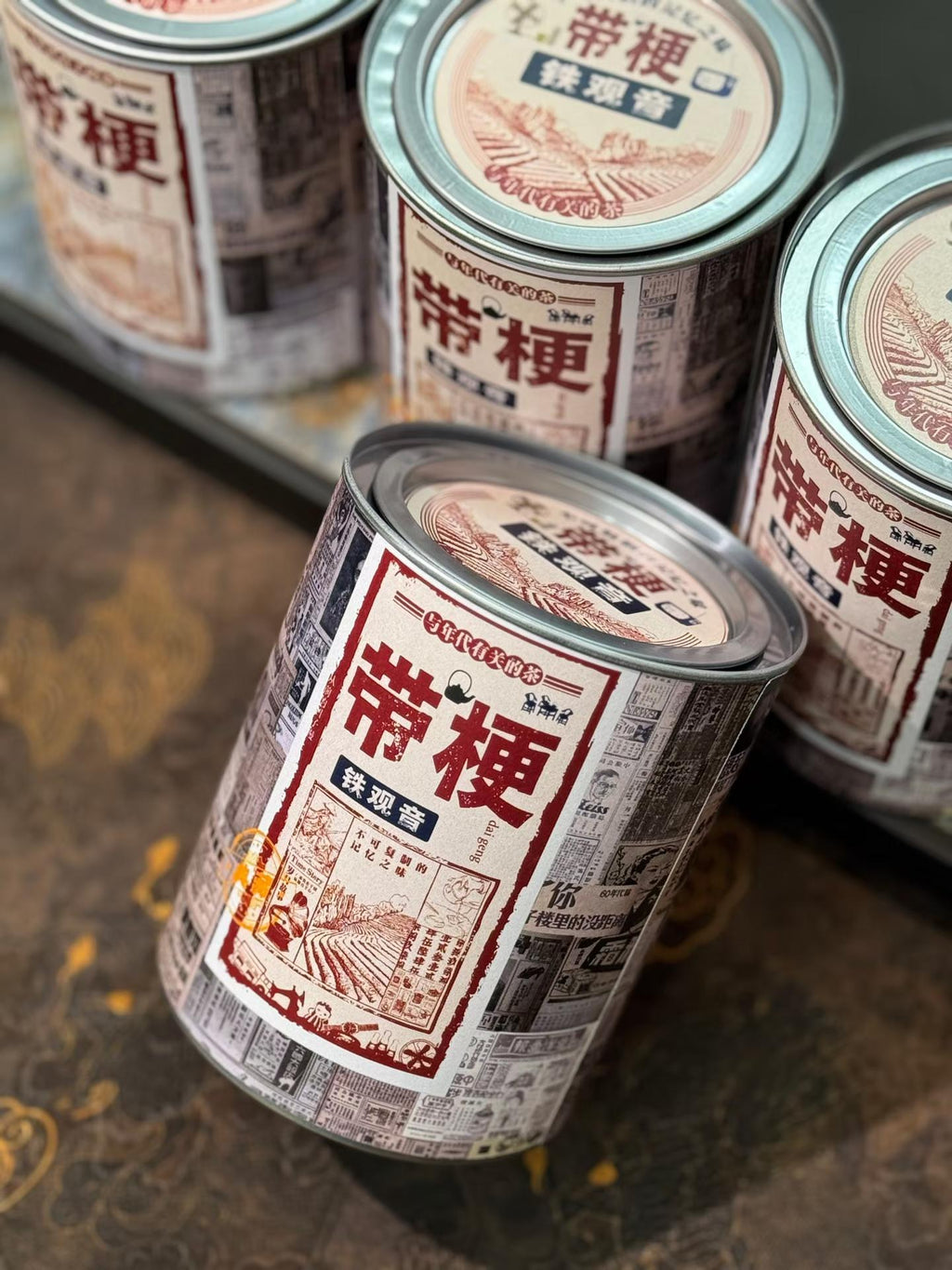Stem-on Tieguanyin, traditional Anxi old-style oolong. Orchid fragrance, roasted warmth, naturally sweet. A taste of how Tieguanyin was made before everything changed.