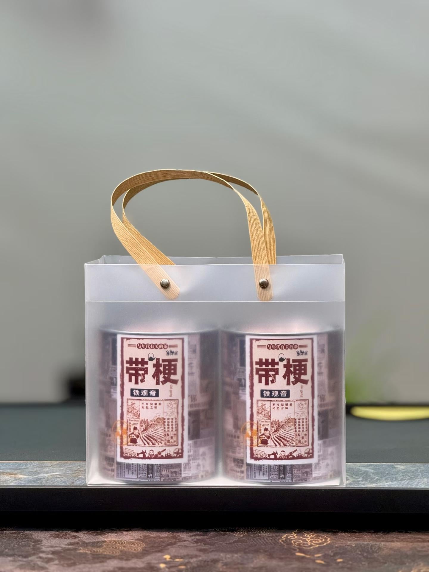 Stem-on Tieguanyin, traditional Anxi old-style oolong. Orchid fragrance, roasted warmth, naturally sweet. A taste of how Tieguanyin was made before everything changed.